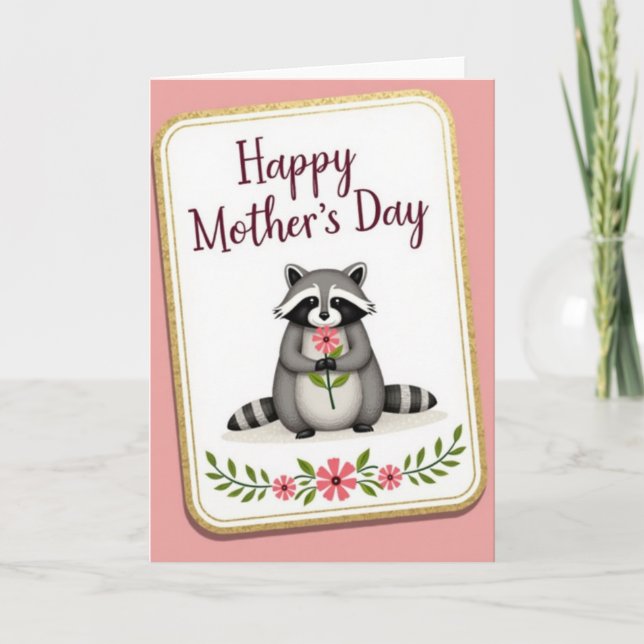 Striped Friend Holiday Card (Front)