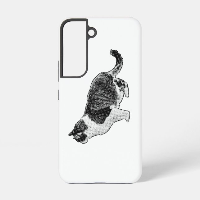 Striped Friend, Steady Shape Samsung Galaxy Case (Back)