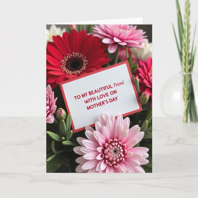 Striped Friend With Love Card (Front)