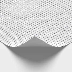 Striped Gift Wrapping Paper-Blue-White 02 Paper