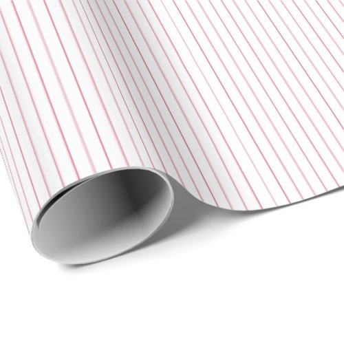 Striped Gift Wrapping Paper_Red_White 09 Wrapping Paper