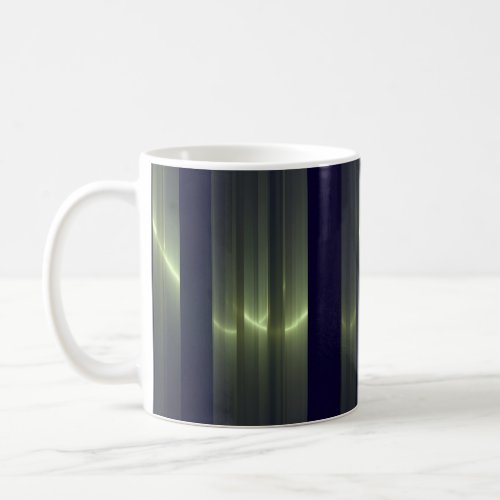 Striped glossy geometric decoration coffee mug