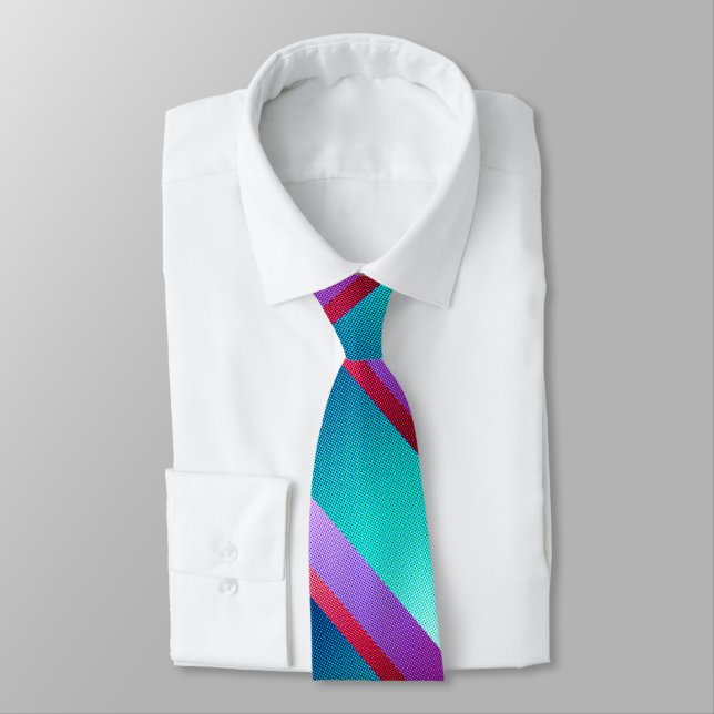 Striped Gradience Tie (Tied)