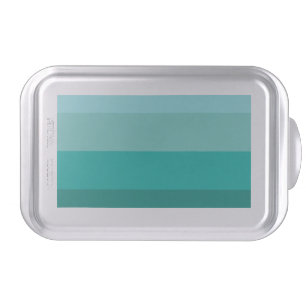 Striped Green Colors Cake Pan