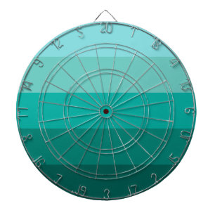 Striped Green Colors Dart Board