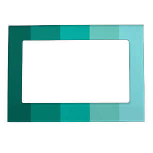 Striped Green Colors Magnetic Frame