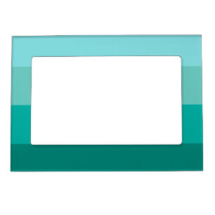 Striped Green Colors Magnetic Frame