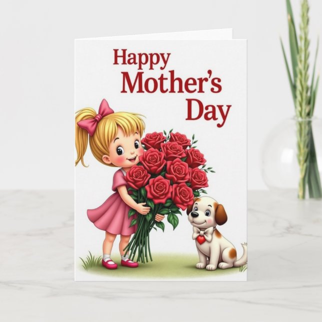 Striped Happy Celebration Card (Front)