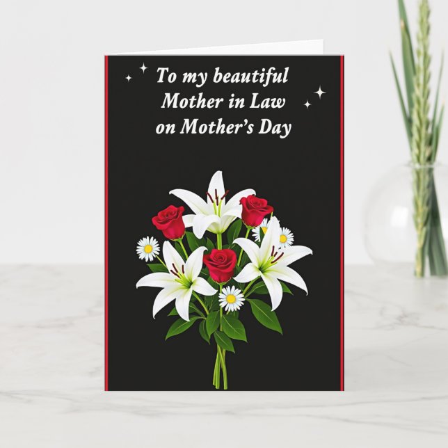 Striped Heartfelt Blooms Card (Front)