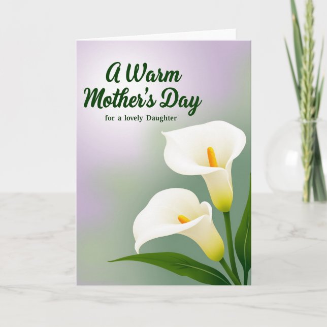 Striped Heartfelt Blossom Card (Front)