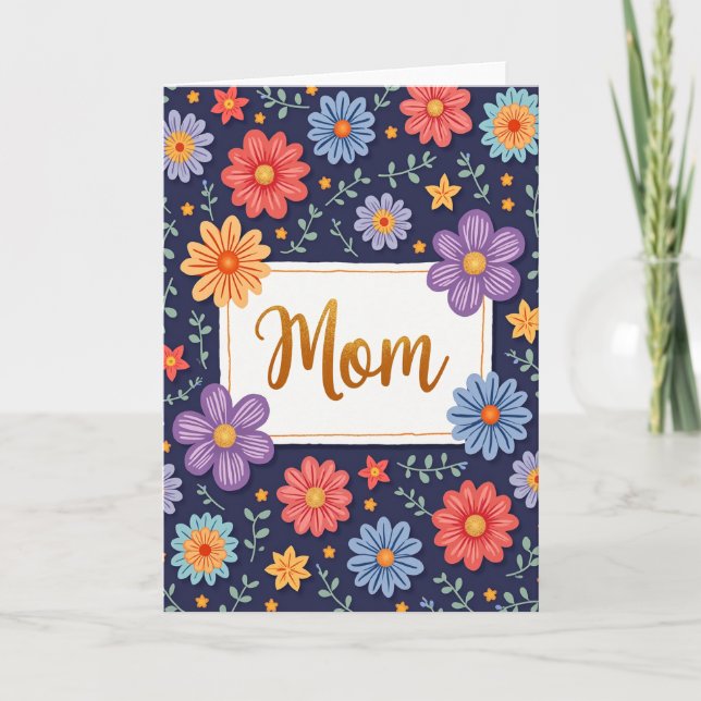 Striped Heartfelt Thanks Card (Front)