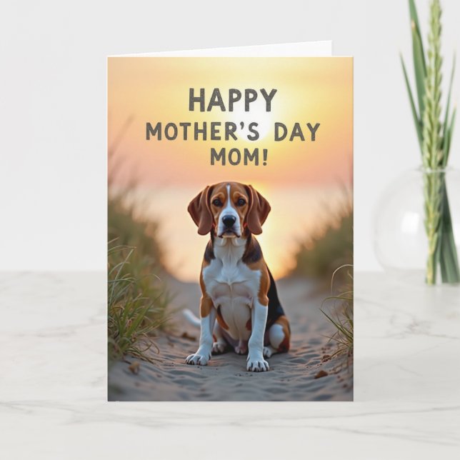 Striped Holiday Greeting Card (Front)