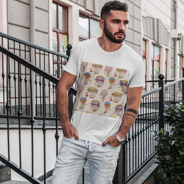 Striped Hot Air Balloons T-Shirt (Creator Uploaded)