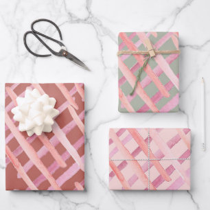 Striped Housewarming Gift Wrapping Sheets