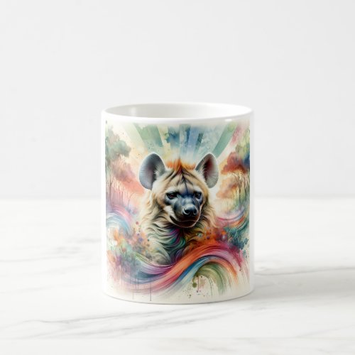 Striped Hyena AREF1608 _ Watercolor Coffee Mug