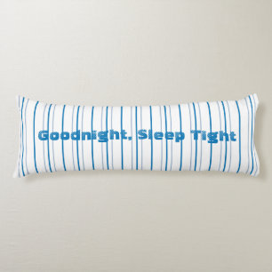 Striped in Blues Body Pillow