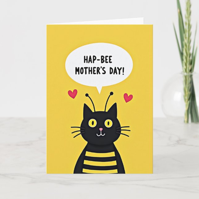 Striped Insect Friend Card (Front)