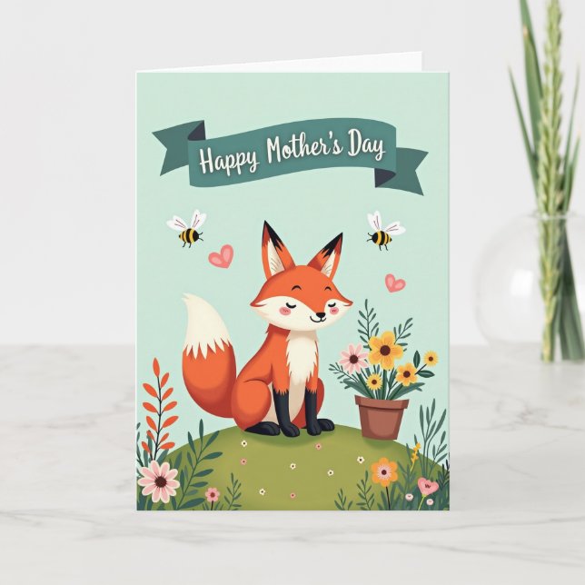 Striped Insect Woodland Card (Front)