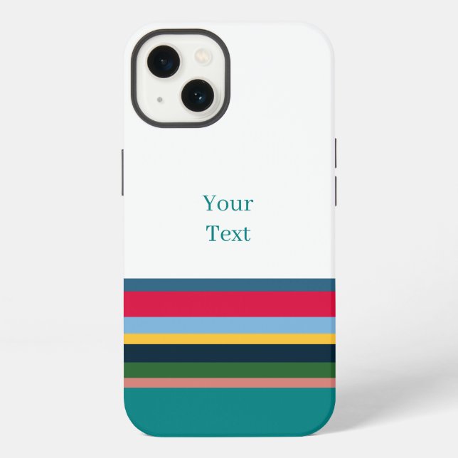 Striped  iphone case (Back)
