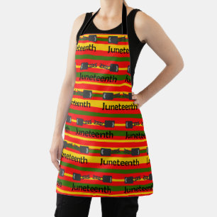 Striped Juneteenth Apron