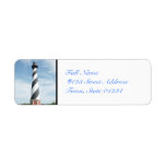 Striped Lighthouse Mailing Labels