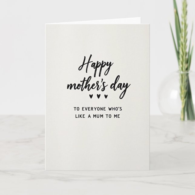 Striped Like A Mum Card (Front)