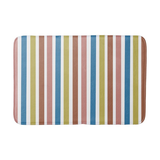 Striped Lines Bath Mat (Front)