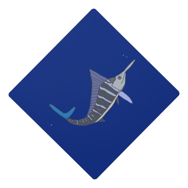 Striped Marlin cap topper (Front)