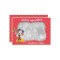 Striped Mickey Mouse Happy Holidays Card