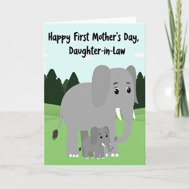 Striped Mother In Law Card (Front)