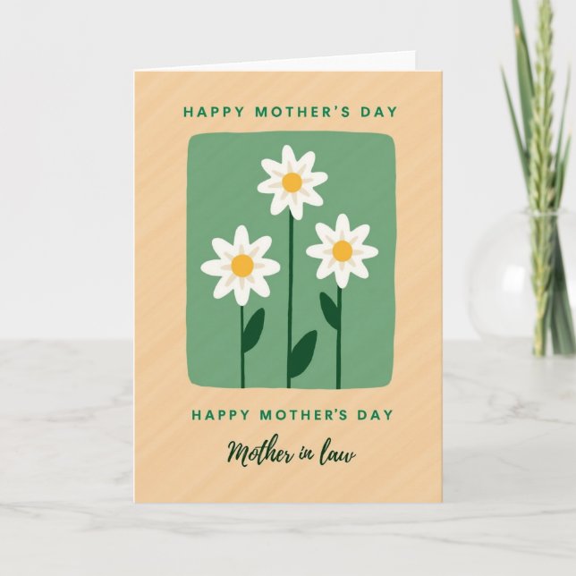 Striped Mother In Law Lovely Card (Front)