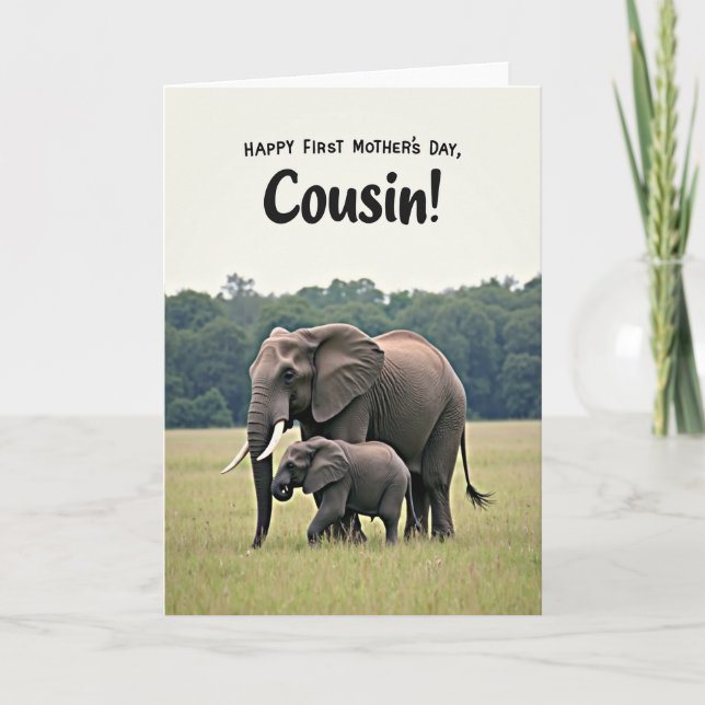 Striped Mother Love Card (Front)