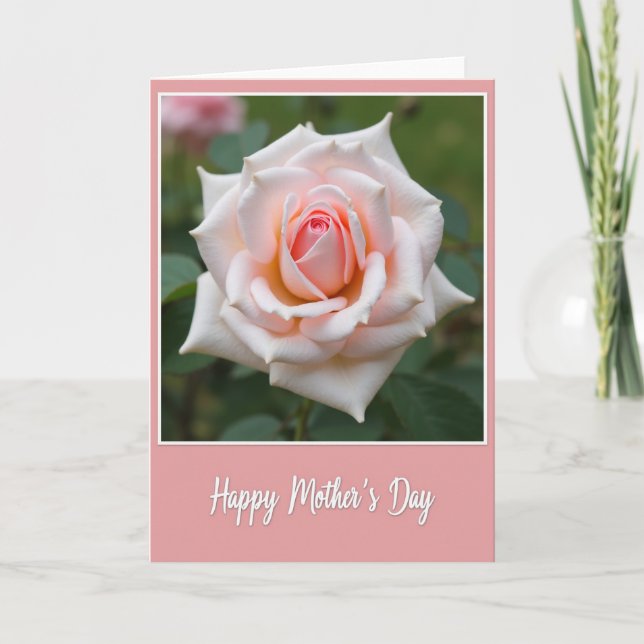 Striped Mothers Day Blossom Card (Front)