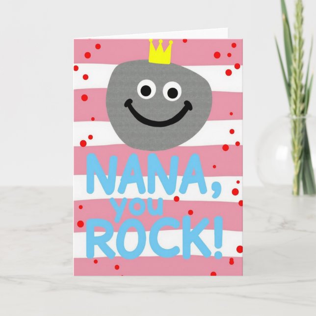 Striped Mothers Day Confetti Card (Front)