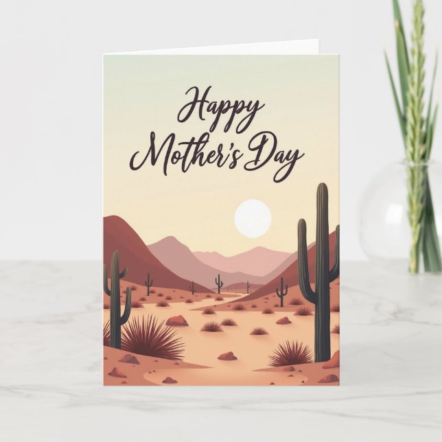 Striped Mothers Day Pattern Card (Front)
