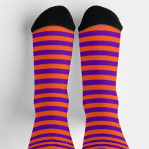 Striped Orange and purple Halloween