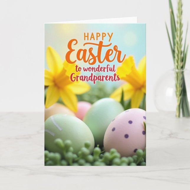 Striped Ovoid Spring Card (Front)