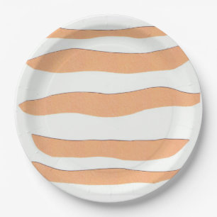 Striped Paper Plates