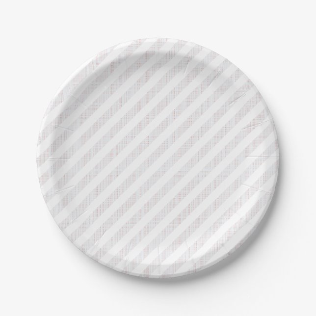 Striped Party Plates (Front)