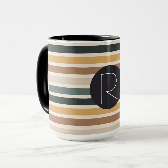 striped,pastel,minimal,colored,abstract,cute mug (Front Left)