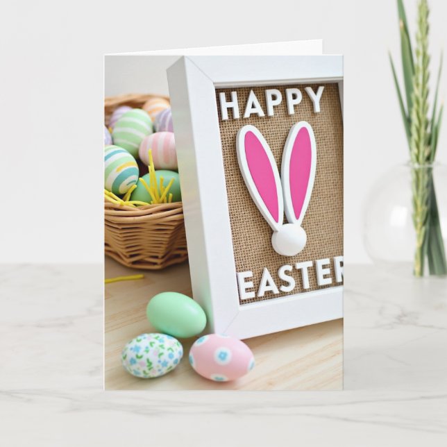 Striped Pastel Ovoids Season Card (Front)