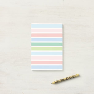 Striped Pastels Post-it Notes