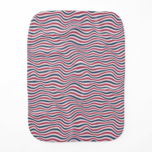 Striped pattern 2 baby burp cloth