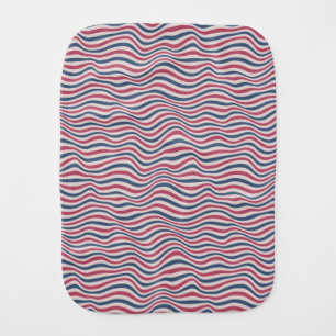 Striped pattern 2 baby burp cloth
