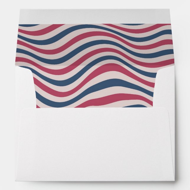 Striped pattern 2 envelope (Back (Bottom))