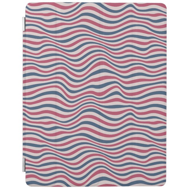 Striped pattern 2 iPad smart cover (Front)