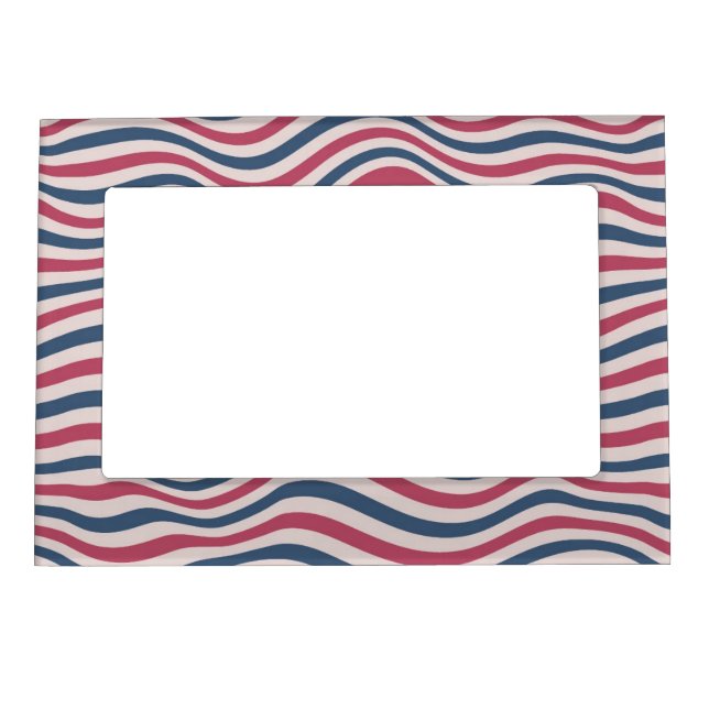Striped pattern 2 magnetic frame (Front)