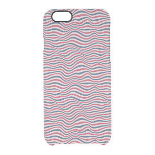 Striped pattern 2 clear iPhone 6/6S case