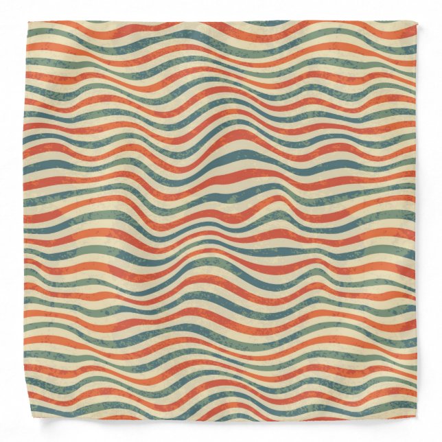Striped pattern bandana (Front)