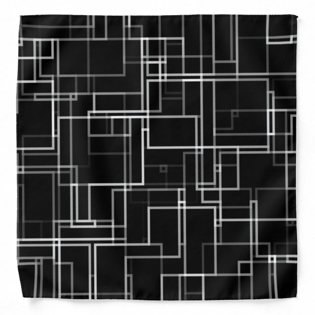  Striped Pattern  Bandana (Front)